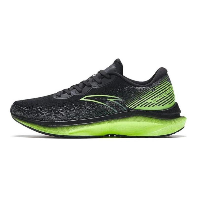 Anta Champion Lite men low-top running shoes black green 112335581S-12 40.5