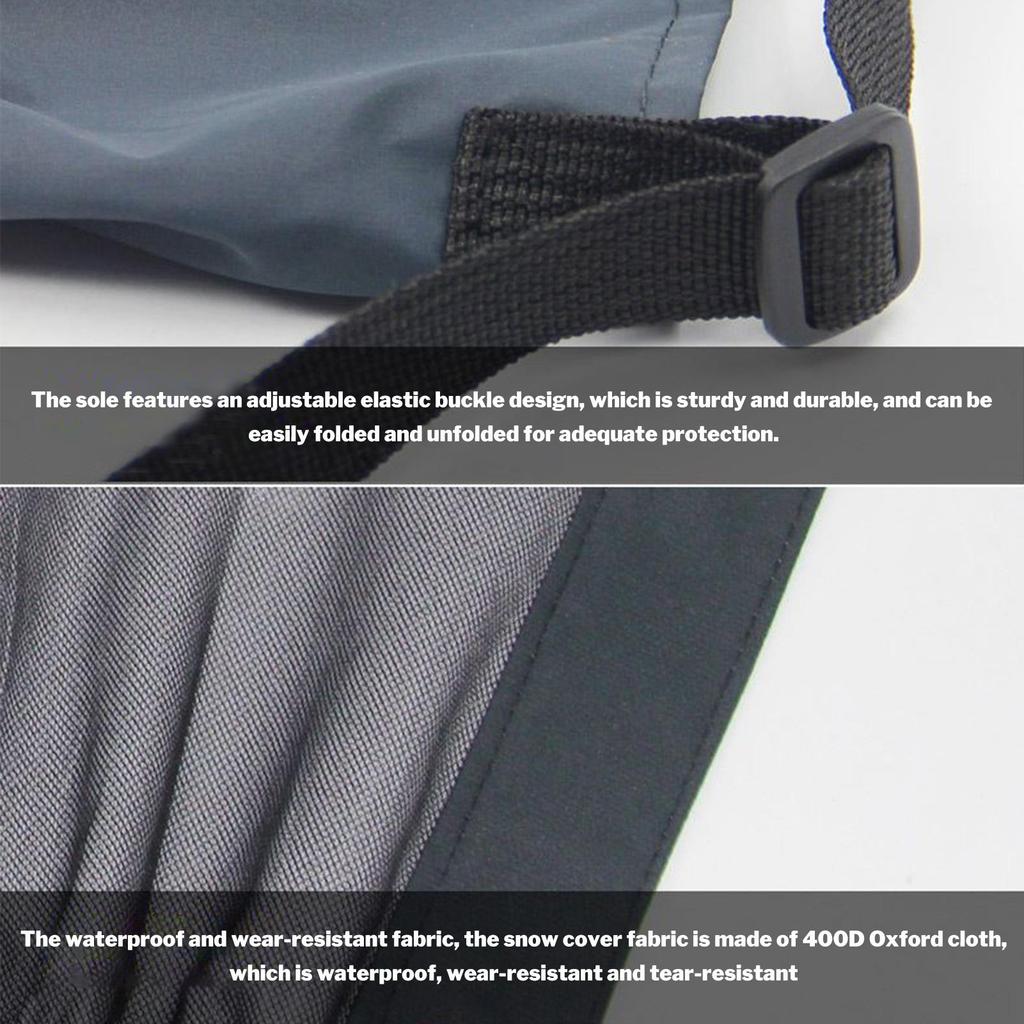 Leg Gaiters 2-Piece Waterproof Leg Guards Boot Gaiters Calf Protector Outdoor Gear For Hunting Men Landscaping Women Running