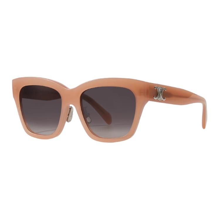 Celine Irregular Shape Sunglasses With Mirror Leg Pattern Design Women sunglasses Multicolor CL40235F