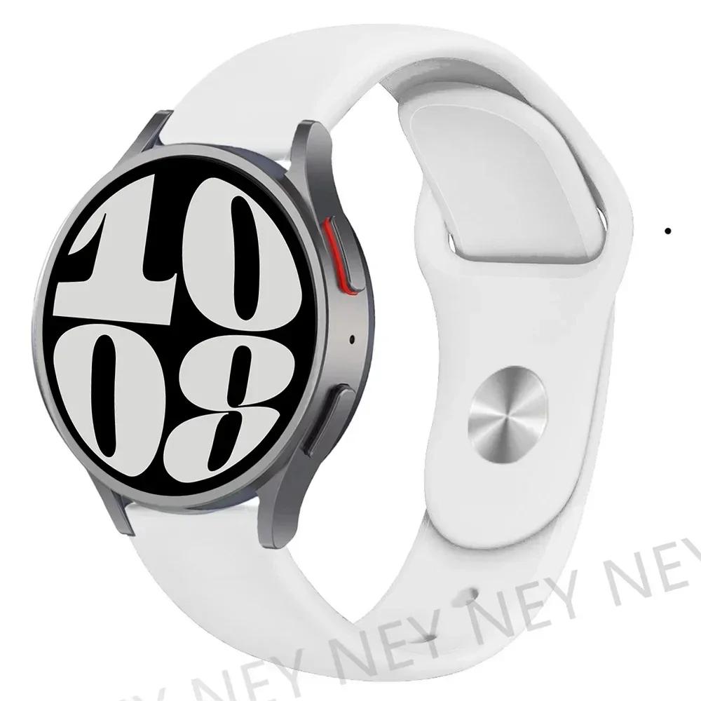 20mm 22mm strap For Samsung Galaxy watch 5 pro/6/4/Classic/Active 2/Gear S3 frontier silicone bracelet Huawei GT 2/2e/3 pro band