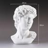 Dropship David Statue Bust Head Sculpture Cheap Red Blue White Resin the David Bust