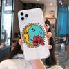 Funny Sun Moon Face Shockproof Phone Case For iPhone 15 14 11 12 13 Pro MAX Mini XS XR SE 14 Plus Fundas Transparent Back Covers