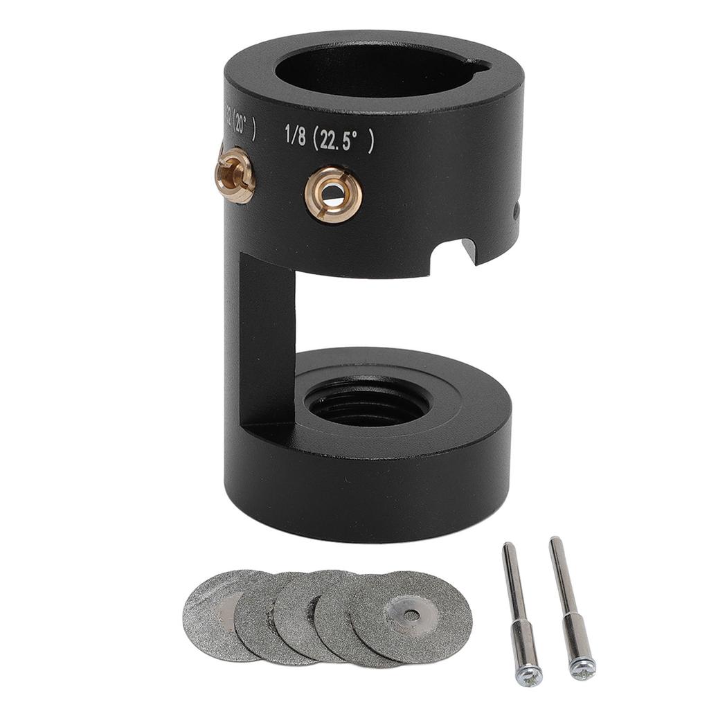 Wolfram Elektrodenschleifer Mehrwinkelbohrungen Elektrodenschleifer mit 5 Stück 25mm Diamantscheiben