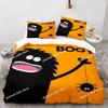 Top Halloween Boo Cartoon Bedding Set Printed Single Comforter Quilt Bed Cover Duvet Cover Pillow Case 3 Pieces Kids Adult Size