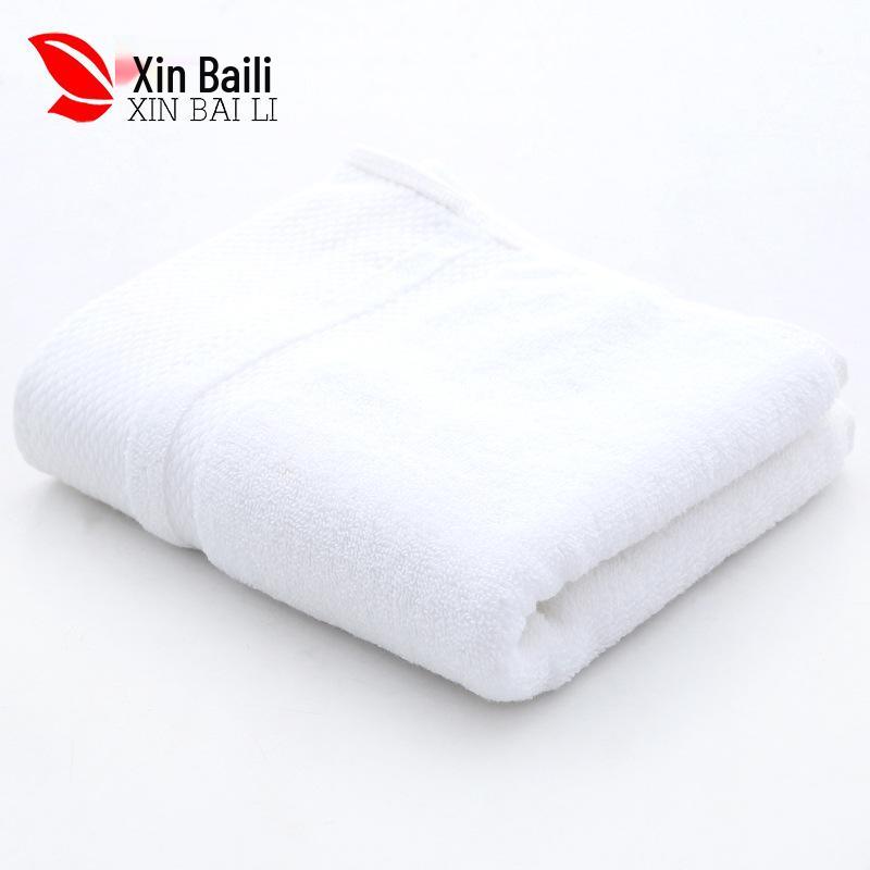 Long-Staple Thick Cotton Towel Set for Hotels with Custom Logo Option
