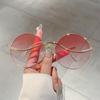 New Women'S Metal Framed Circular Sunglasses Fashion Women Cool Multi Color Shades Personalized Outdoor Photography Eyeglasses