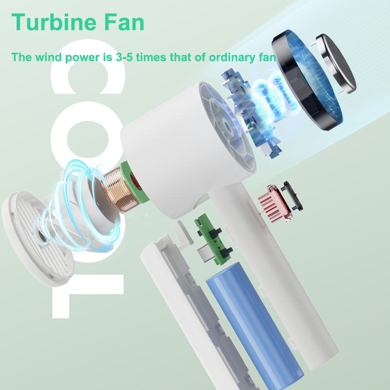 Mini USB Handheld Fan Outdoor Portable Wireless Rechargeable Desktop Fan Household Fan LM