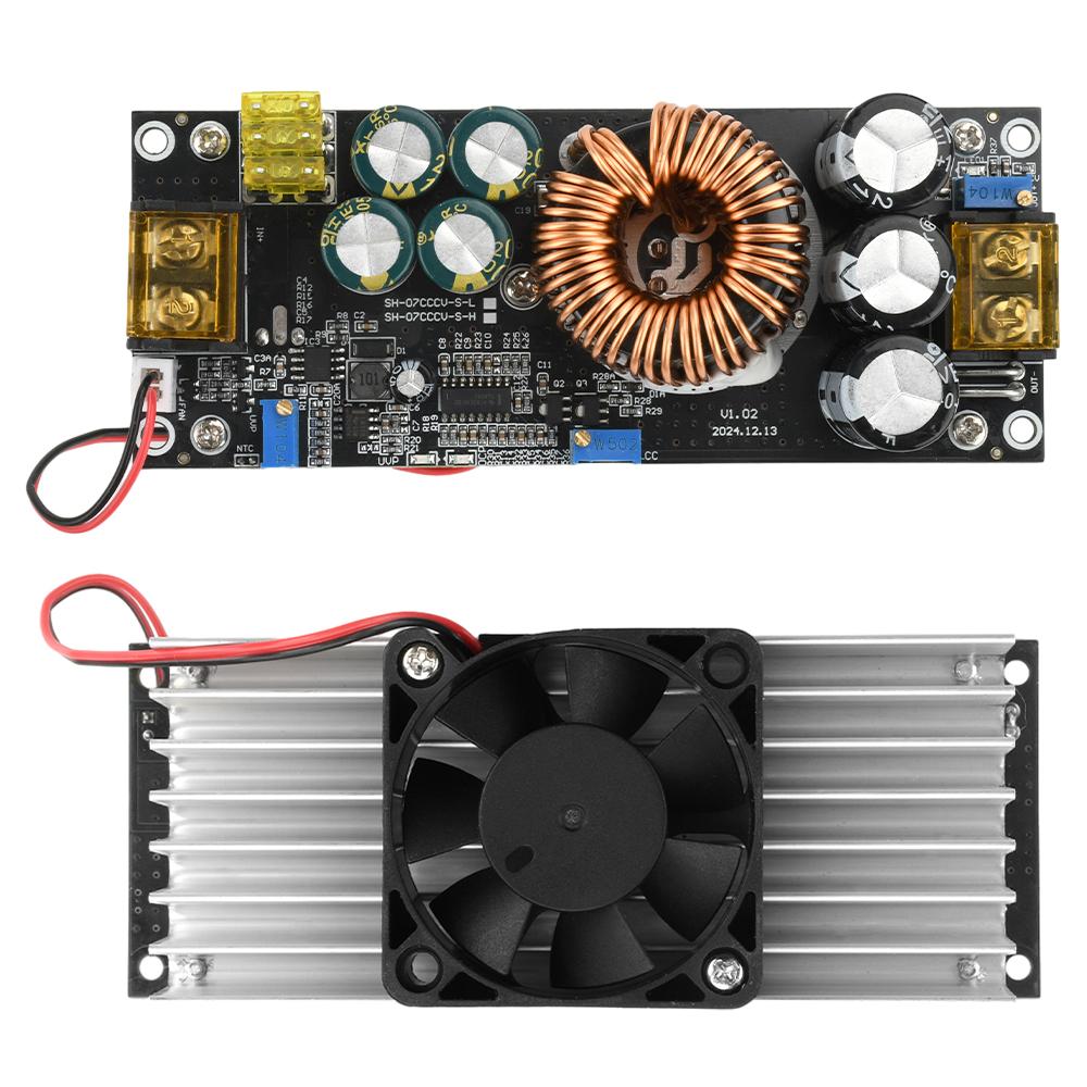 1800W 40A DC-DC Boost Converter Step Up Power Supply Module DC14-60V to 14-90V or DC14-85V to 14-120V Adjustable Voltage Charger