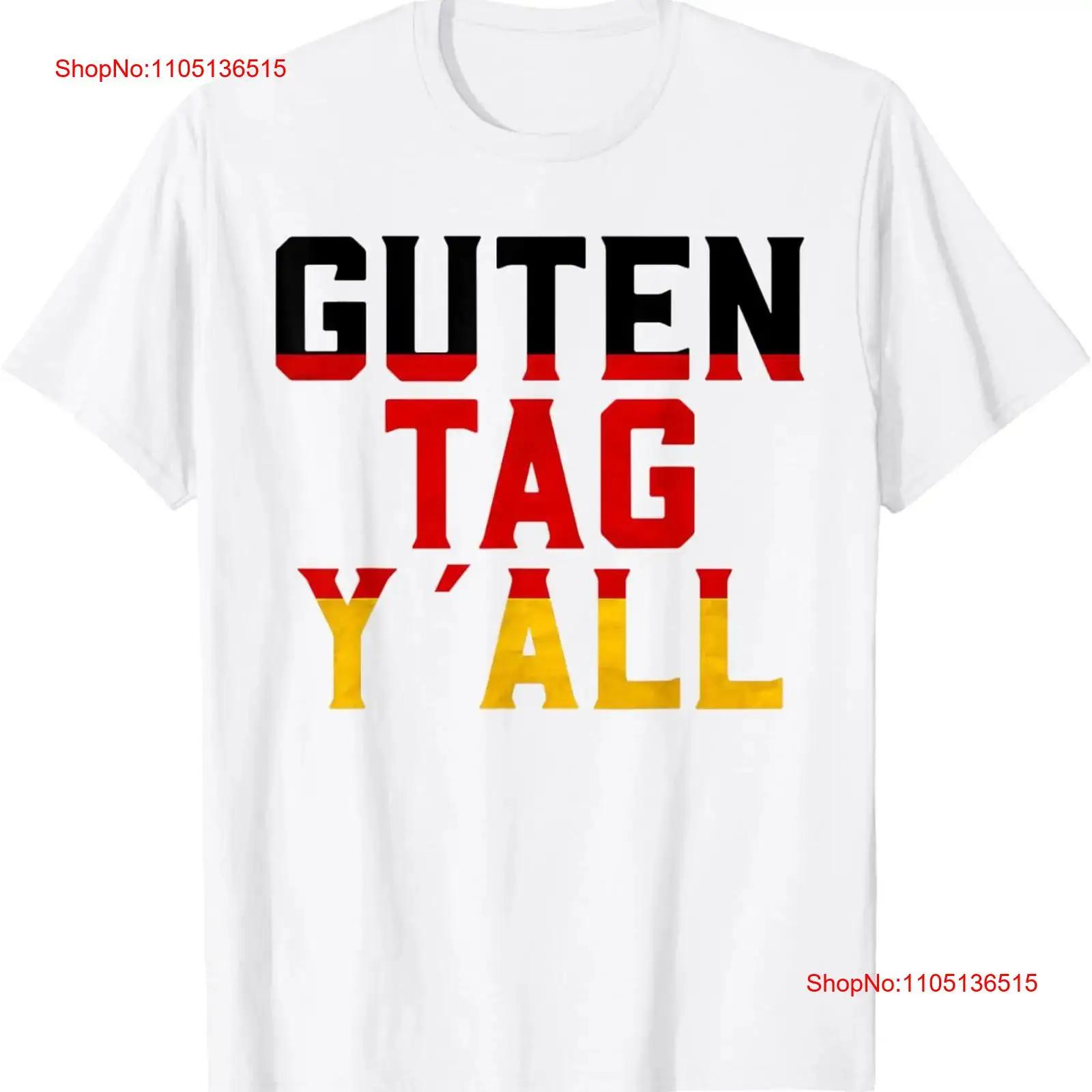 

German Guten Tag Germany T Shirt vintage Washed Comfortable Slightly streetwear graphic Breathable Stretched designer clothes S разноцветный