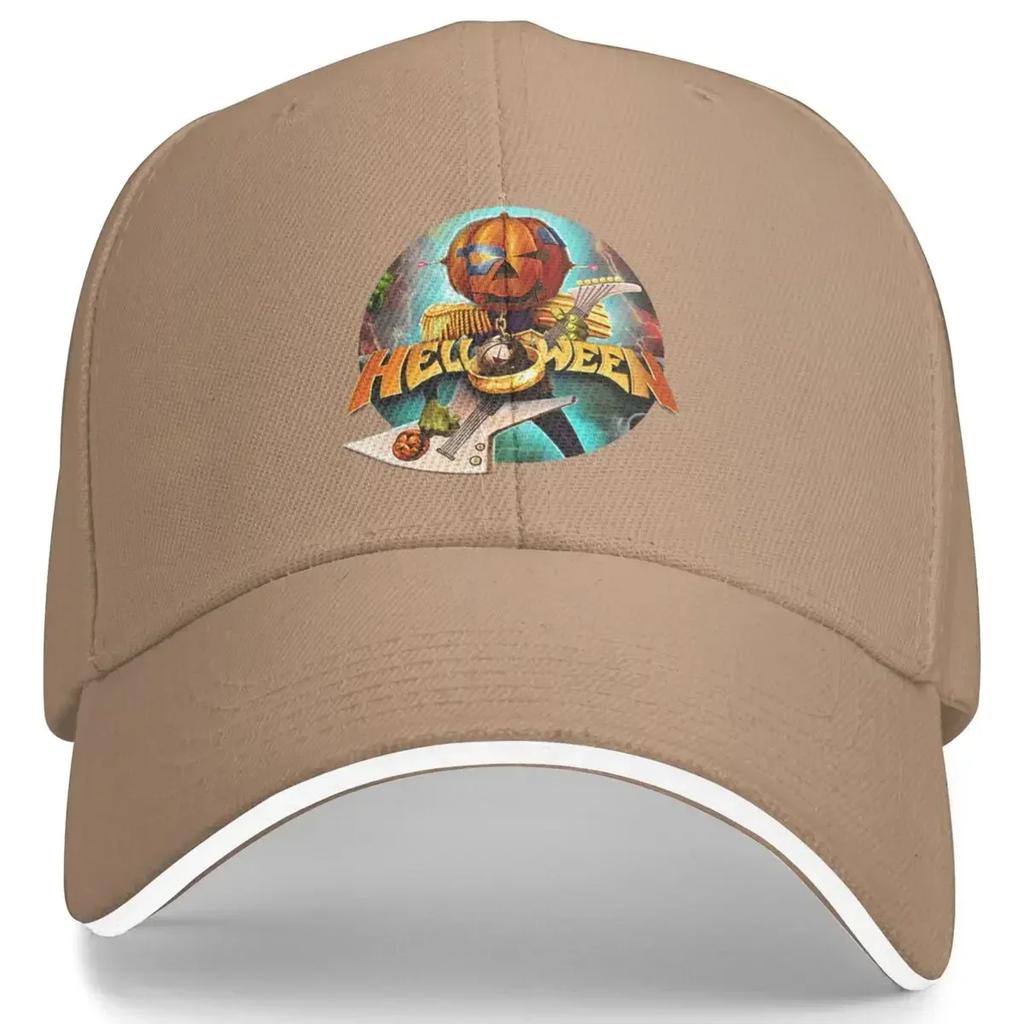 Classic Helloween Rock Band Caps Unisex Women Adjustable Fit Golf Hat Metal Music Trucker Hat for Casual Wear