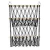 Cotton Stuffed Animal Storage Net With Wooden Rods For Nordic Style Room Decor Toys Blankets Soft