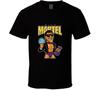 Camiseta Unisex Caricatura de Luta Livre Retro do Modelo Rick Martel