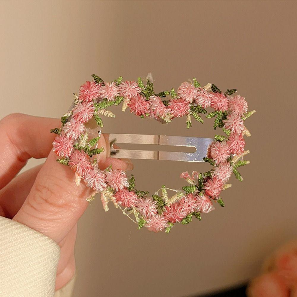 Pastoral Style Duckbill Hair Clip Headdress Styling Tool Broken Hair Barrette  Women