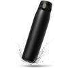 Stainless Steel Matte Keeps Drinks Hot or Vacuum-insulated Bottle, One-touch Open, Black, Cold.