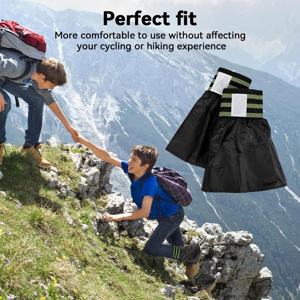 Cycling Leg Gaiters For Men Waterproof Breathable Boots Gators Shoe Gators For Hiking Adjustable Leg Gaiters Trail Gaiters Low