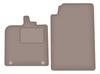 Beige Front Floor Mats For: Smart ForTwo II Hatchback (2007-2014)