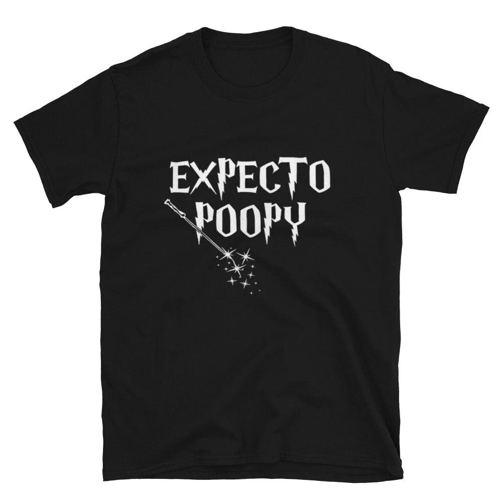 EXPECTO POOPY PUG DOG Animal Funny Animal Shirt XS