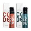 WILD STONE CODE Steel And Copper Long Lasting No Gas Body Perfume Spray For Men, Pack Of 2 (150Ml Each)