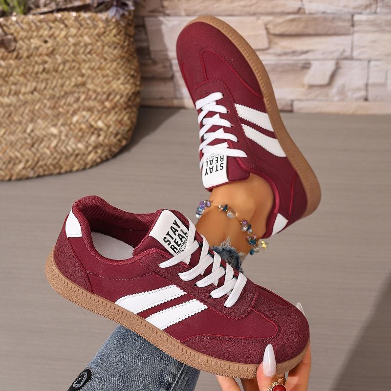 Übergrößen Flache Schuhe für Damen, Neuer Frühling/Herbst Stil, Modische und Lässige Sportschuhe