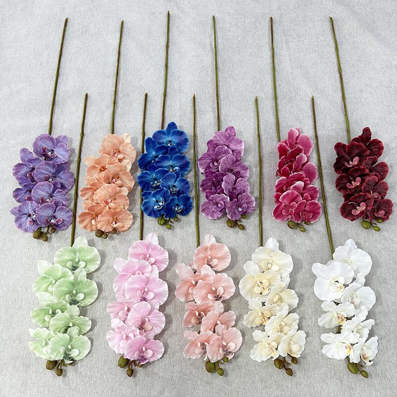 Simulated Phalaenopsis Plant Wedding Hotel Restaurant Decoration Ornament Props