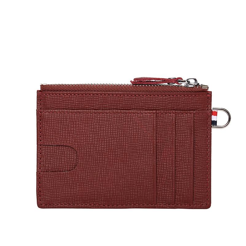 First Layer Cowhide Card Bag, Genuine Leather Women's Change Card Bag, Mini Card Cover, Multi-card Position, Ultra-thin Card Bag.