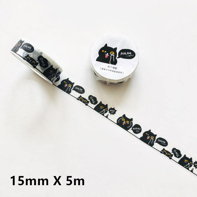 

Милый Кавайный Очаровательный Кот Клейкая Бумага Васи Лента Маскировочная Лента DIY Скрапбукинг Наклейка