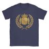 Stemma di Spagna Emblema Spagnolo Espania T-shirt Estiva 100% Cotone T-shirt Unisex alla Moda Maglietta Larga Manica Corta