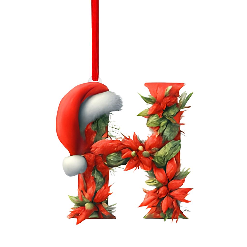 26 Letter,Christmas,Ornaments,Acrylic,1