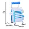 ABS Emergency Medical Cart with Flip-Top and Multiple Drawers