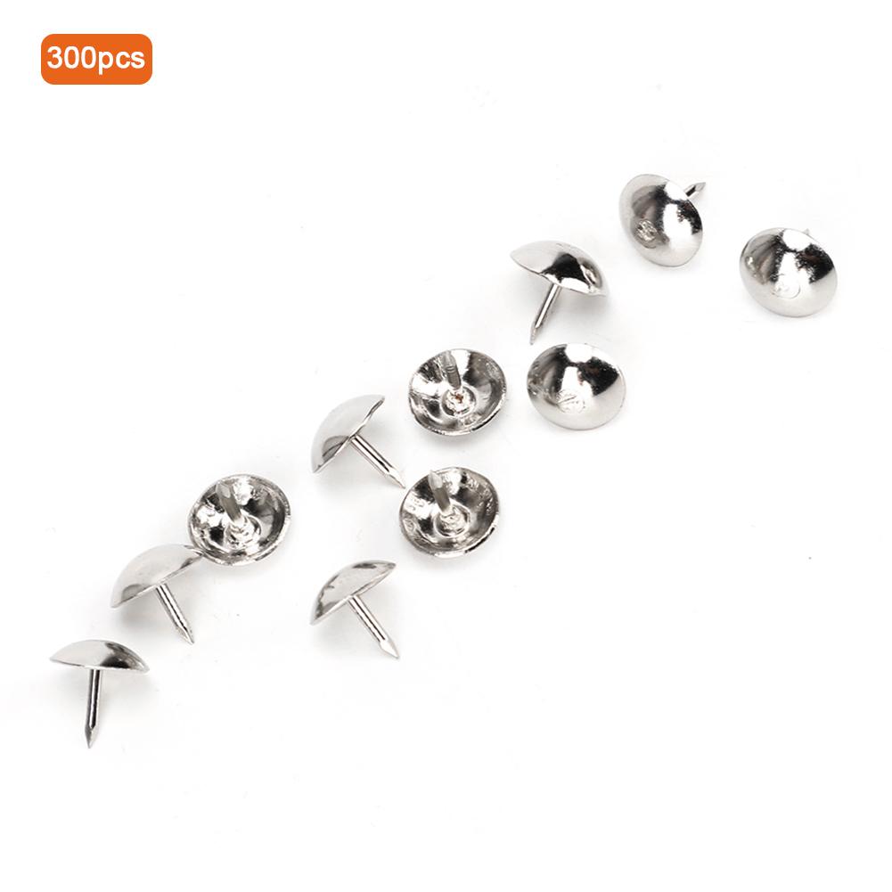 300 Τεμάχια Καρφιά Ταπετσαρίας Ρετρό Σίδερο Ασημί Λευκό Κουτί Δώρου Κοσμημάτων Κουτί Επίπλων Διακοσμητικά Καρφιά Αξεσουάρ