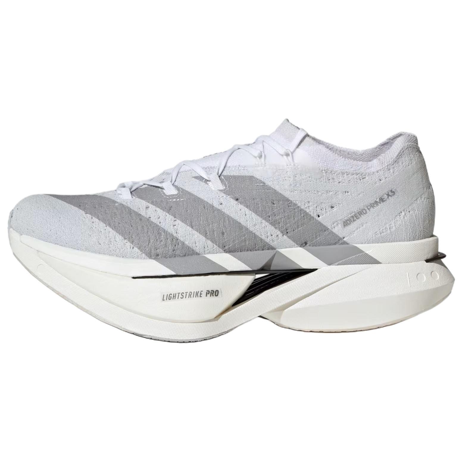 Adidas Adizero Prime X 3.0 Удобные Беговые Кроссовки Унисекс Белый Серый KH8884 39⅓