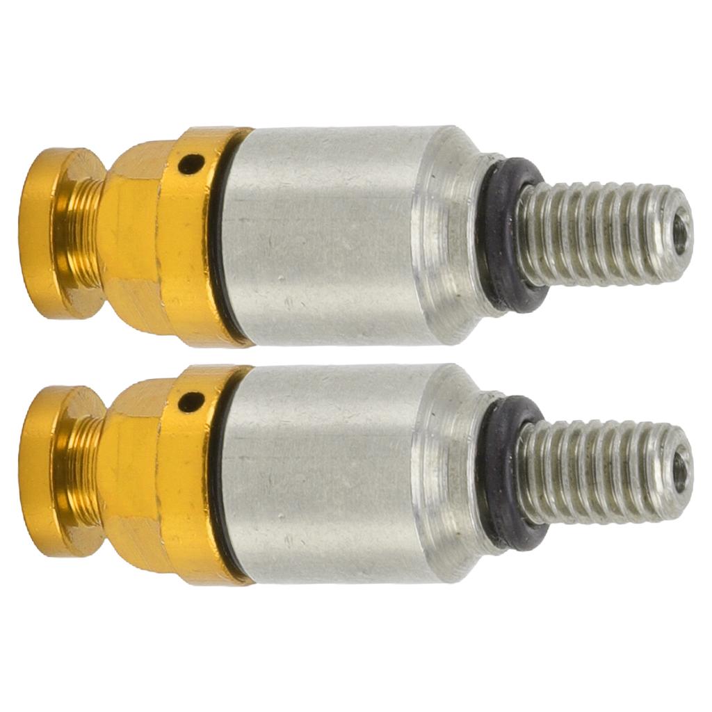 2pcs M5x0.8 Aluminium Alloy Fork Air Bleeder Pressure Relief Valve Replacement for CRF150R CR125R
