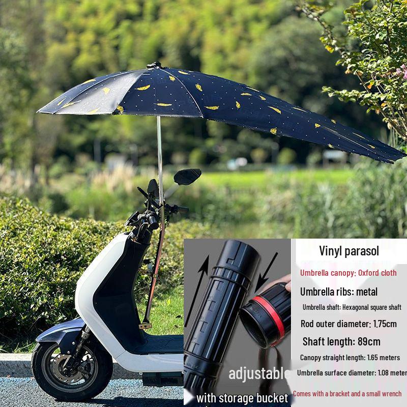 

Електричний велосипед та скутер сонцезахисний навіс Length 1.65m Width 1.1m