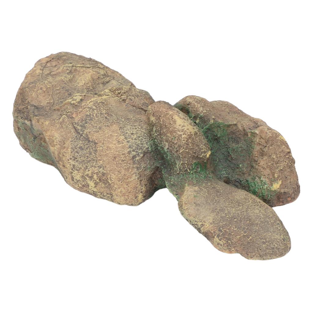 Aquarium Landscape Stone Ornament Simulation Resin Fish Tank Rock Decoration for Fish Playing