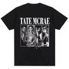 Tate McRae Signature Print T Shirt Streetwear Tate McRae 2026 Fashion Tshirts Cotton  Women T Shirts Oversized Women Tshirt