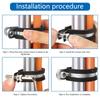 Multipurpose 60Pcs Stainlesses Steel and Rubber Cable Clamps In Multiple Size for Tube and Wire Fixation with Screws