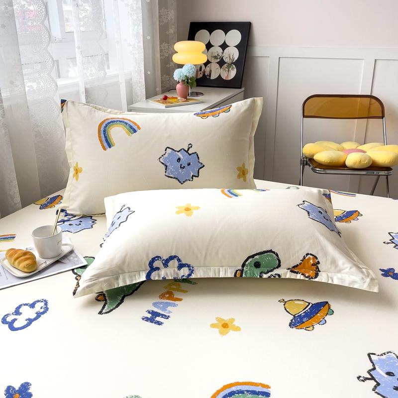 cotton Pillowcase Cotton Animals Dog Print Pillow shame