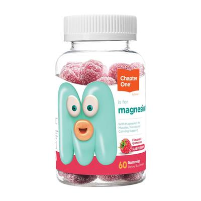 Magnesium Gummies Raspberry Flavored, 60 Gummies