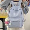 Schoolbag Wholesale New High-value Korean Ultra-light Schoolbag Junior High School Student Backpack Niche Versatile Trend Backpack