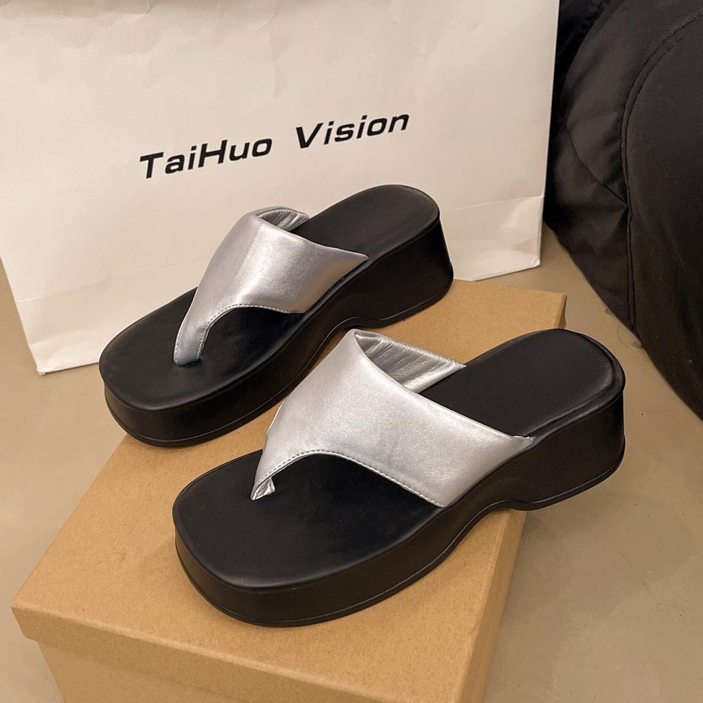 Fashion Chic Chunky Platform Flip - Flops | Multi - Color Options, Trendy & Versatile, Perfect for Street & Daily Looks