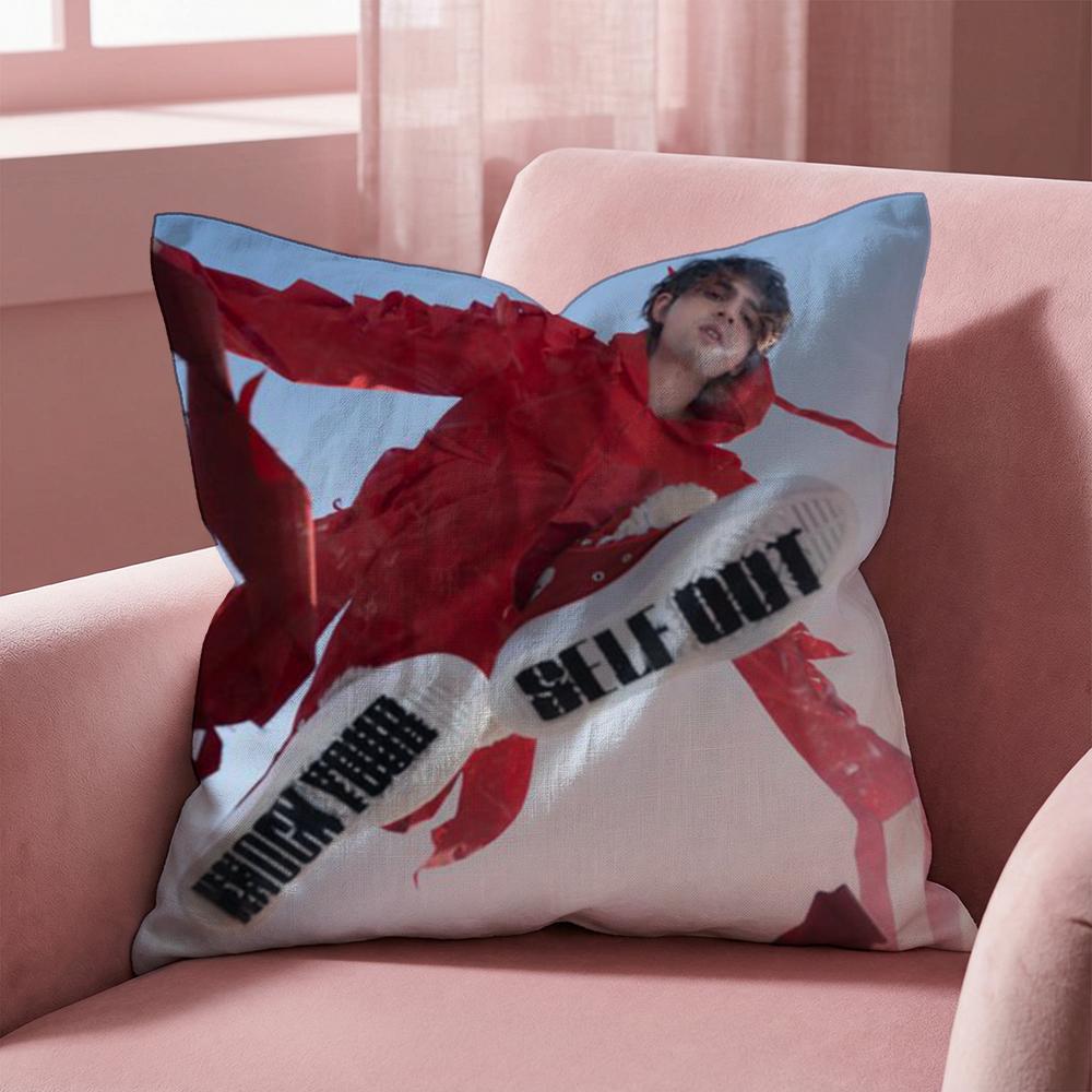 Singer Porter Robinson Cushion Cover Multi-Scene Pillow Cover for Home & Car - Reversible, Soft & Durable for Daily Use