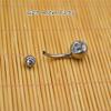 G23 Titanium Alloy ASTM F136 Internally Threaded Belly Button Ring 12mm - Navel Piercing Jewelry