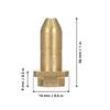 2PCS Gold High Pressure Washer Spray Nozzle Tip for K5-7 Series High Pressure Washer