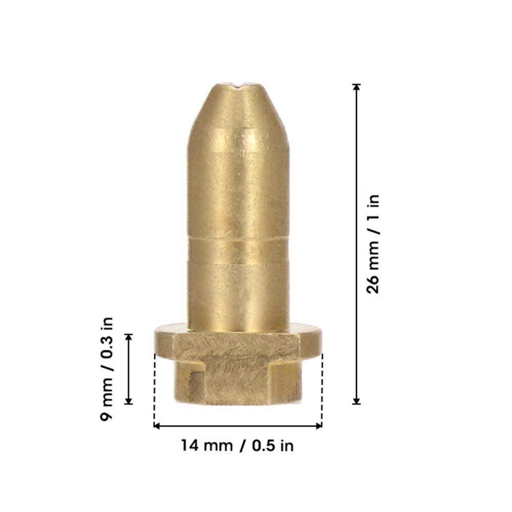 2PCS Gold High Pressure Washer Spray Nozzle Tip for K5-7 Series High Pressure Washer