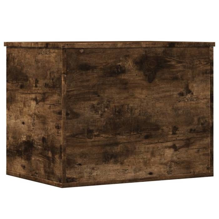 VidaXL Boîte de rangement chêne fumé 60x42x46 cm bois d'ingénierie 840657