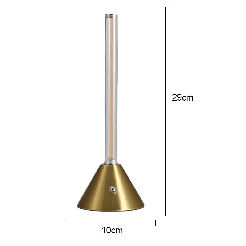 The LED Desk Lamp Dimmable Rechargeable Battery-powered Touch Sensor Portable Desk Lamp For Home Bars Bedrooms LED Night Lamp