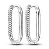 925 Silver Hoop Earring For Woman Pendientes Moon Sun Earrings Fashion Jewelry