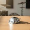 Drum Bracket with Tightening Knob Metal Mounting Silver for Drummers