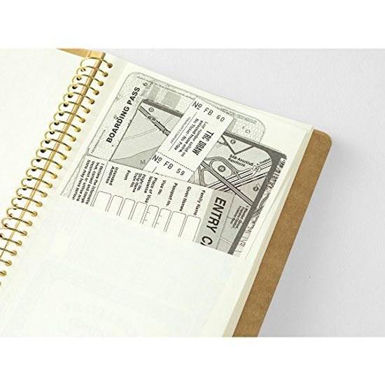 Travelers Notebook Spiral Ring A5 Slim Paper Pocket Kangaroo 2-Pack