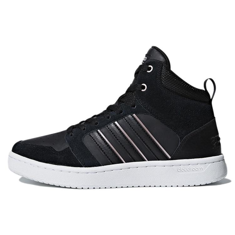 (WMNS) adidas Cloudfoam Super Hoops Mid Black Women s DB0307 EU 36